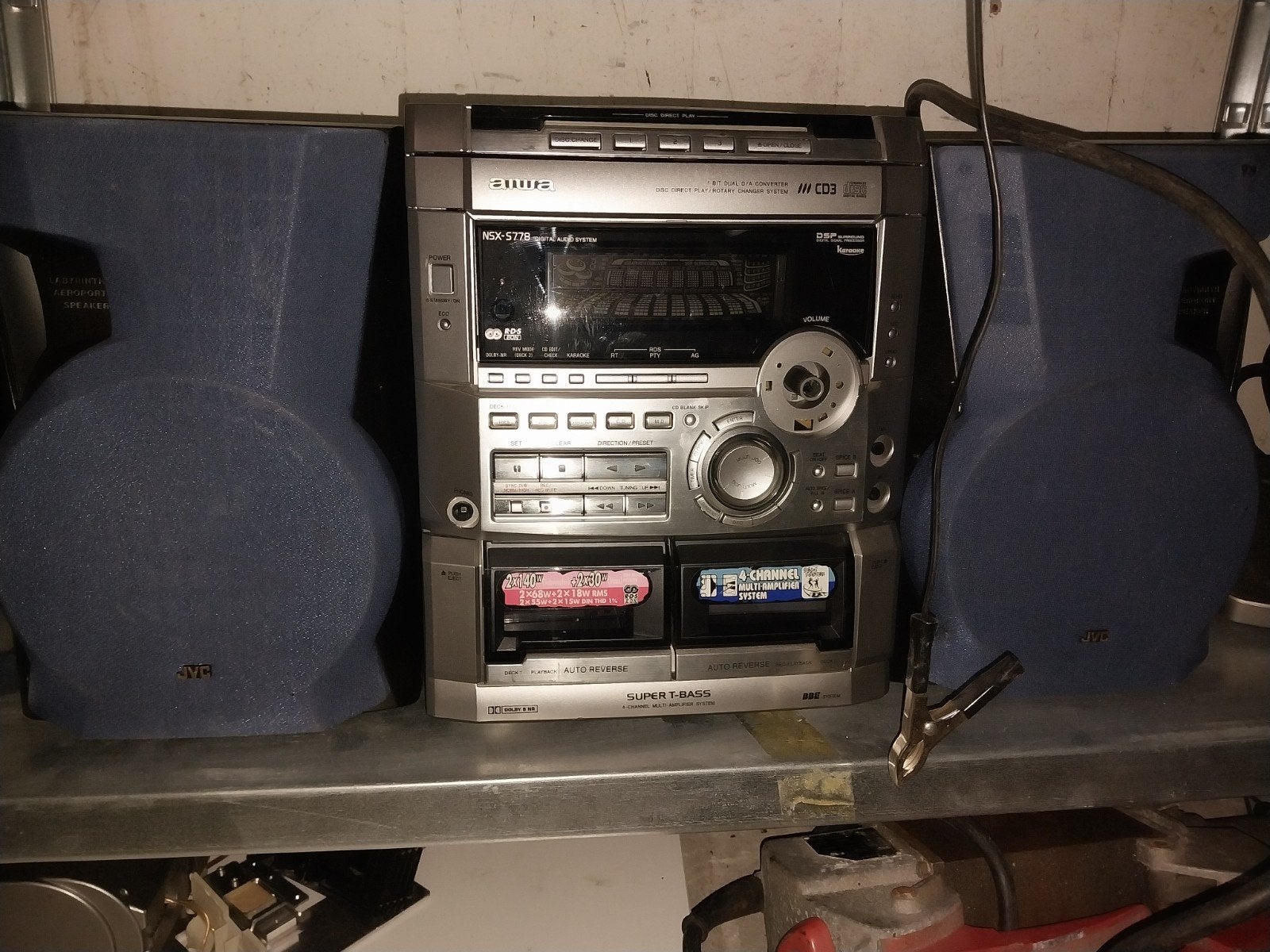 JVC Microset met CD-speler, Casset Radio, Ophalen of Verzenden