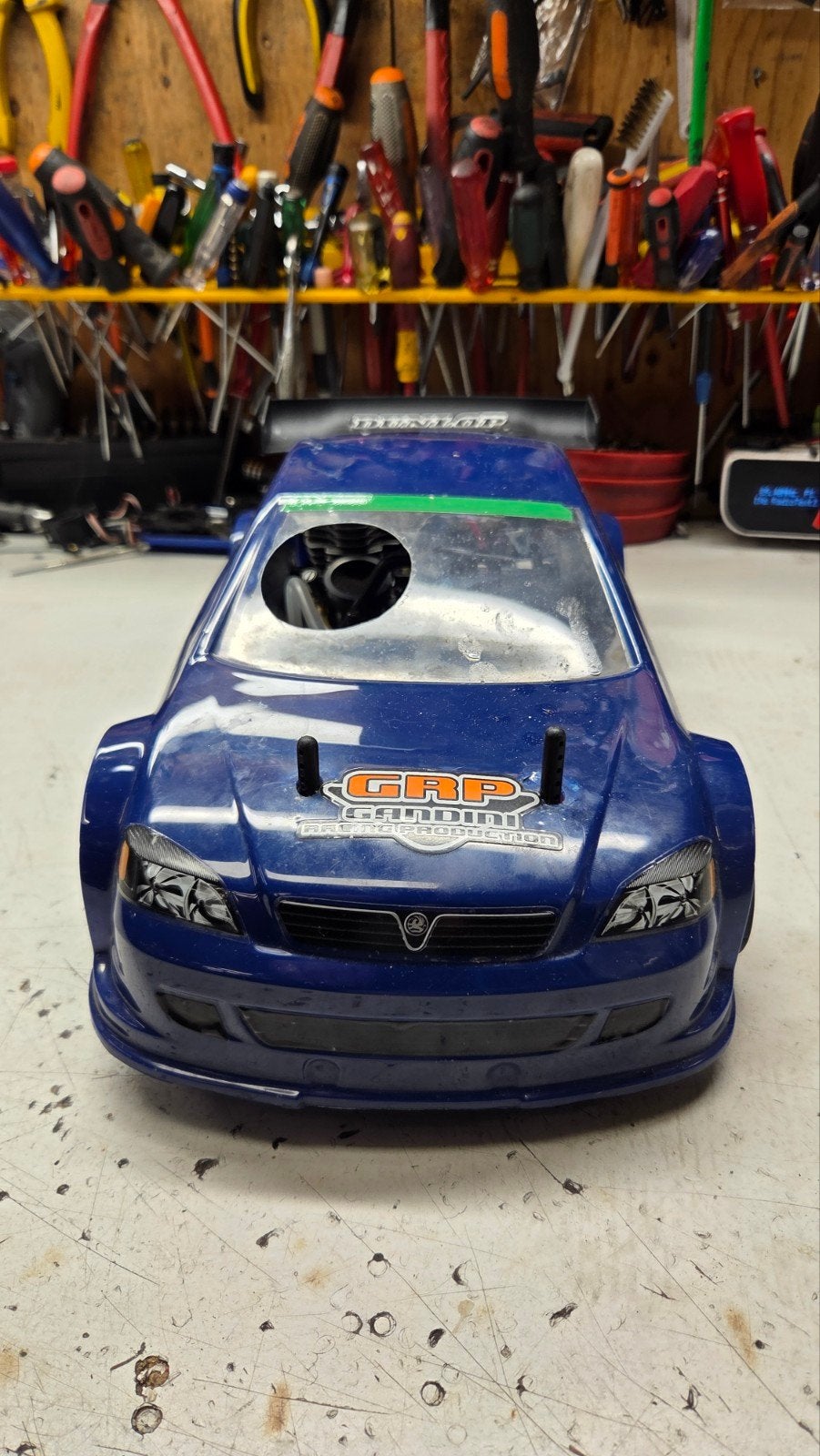 Te koop leuke hpi rs 4, Gebruikt, Ophalen of Verzenden, Schaal 1:10, Auto onroad