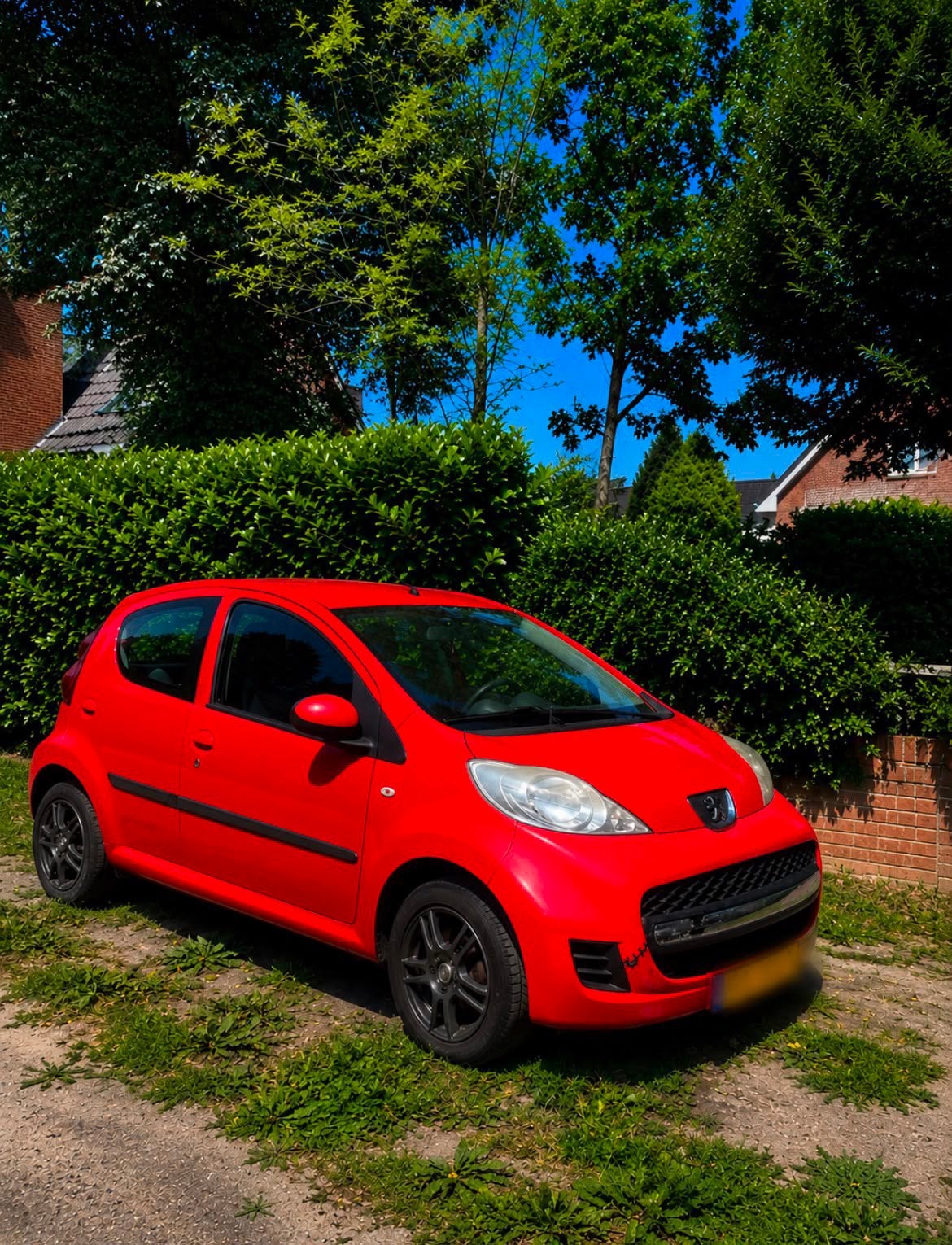 Peugeot 107 1.0 12V 5DR 2009 Rood, Voorwielaandrijving, 4 stoelen, 68 pk, Origineel Nederlands