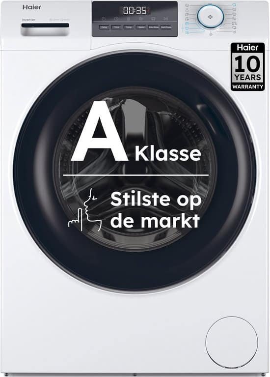 Haier Wasmachine HW80-BP14929A-S - 8 kg - Energielabel A, Triple J Online, Info@triplejonline.nl, De Spinnekop 9