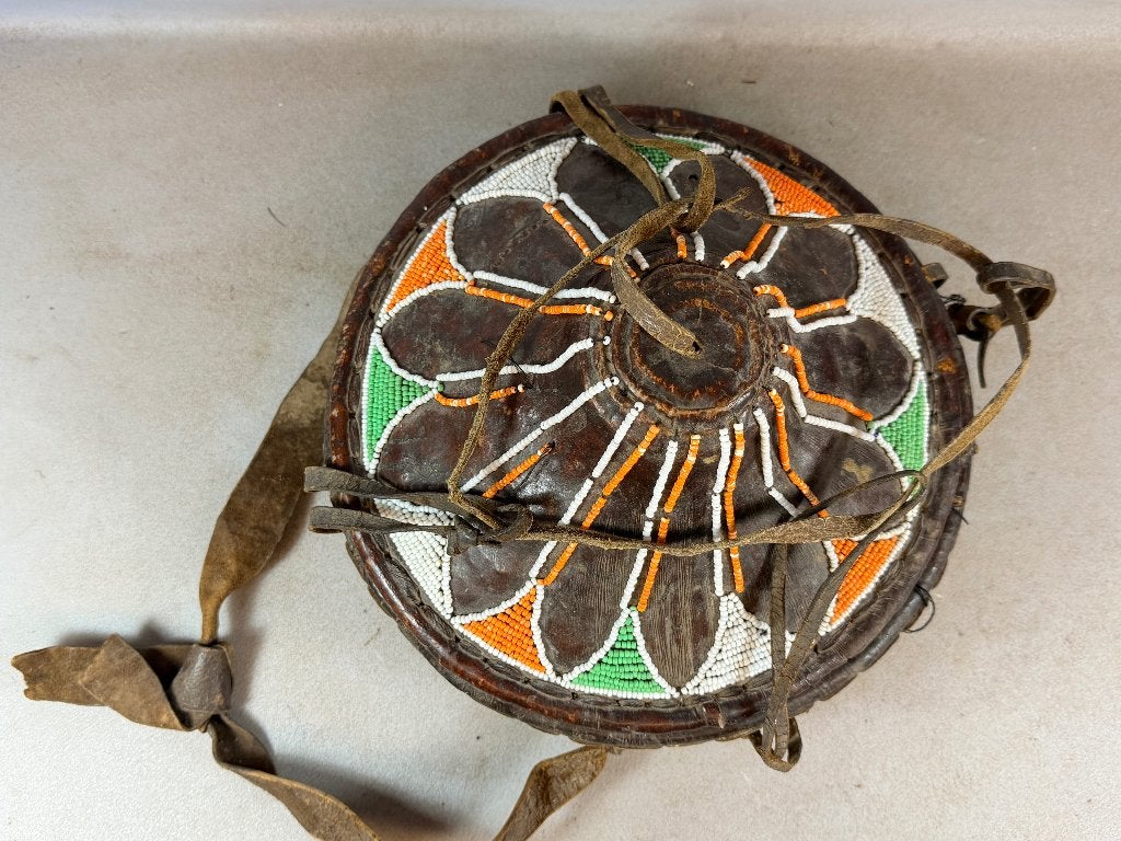 260680 Oud Afrikaans Ethiopian Injerra basket - Ethiopia., Ophalen of Verzenden