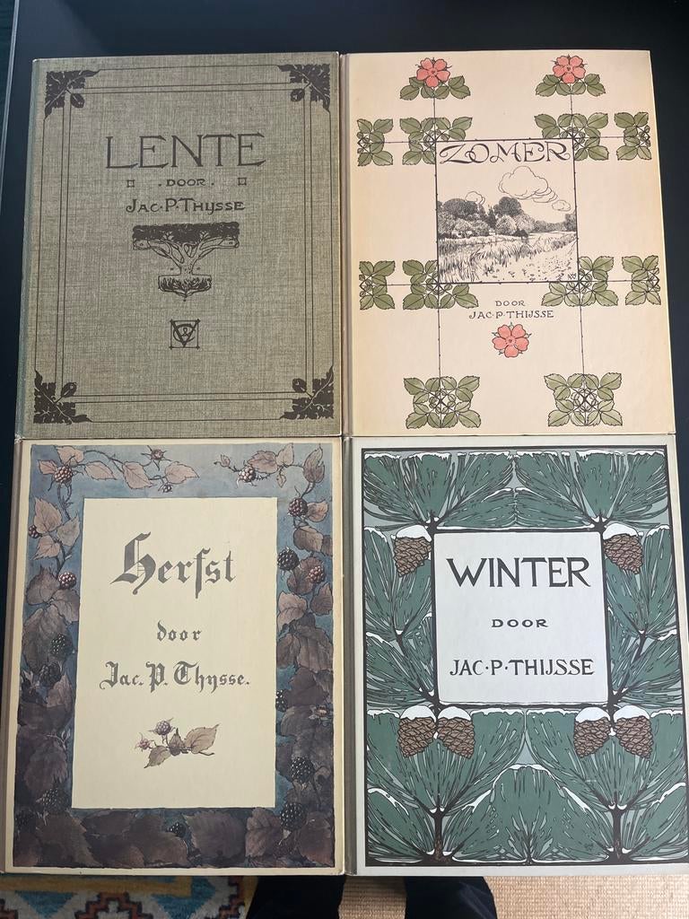 Jac. P. Thijsse - Lente, Zomer, Herfst, Winter (Heruitgave 1, Boeken, Prentenboeken en Plaatjesalbums, Ophalen of Verzenden, Zo goed als nieuw
