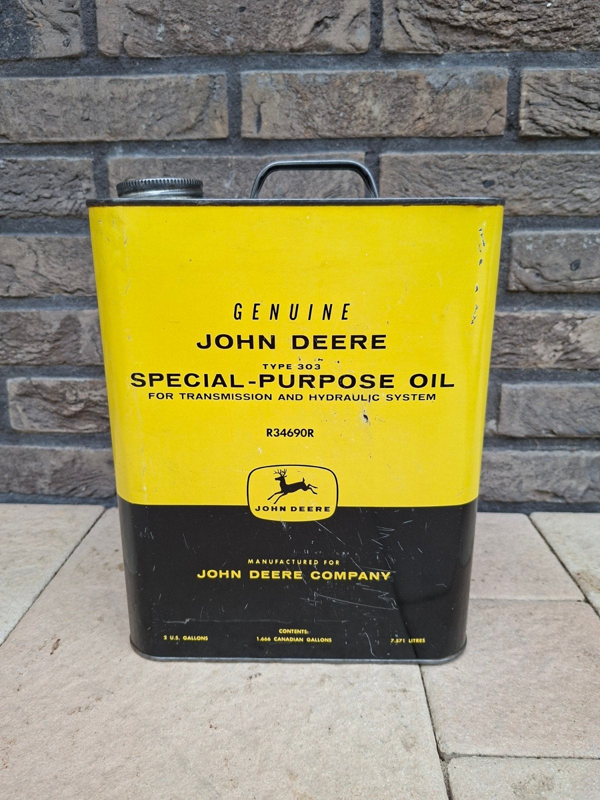 JOHN DEERE olie blik Special Purpose oil, Verzamelen, Blikken, Ophalen of Verzenden, Overige