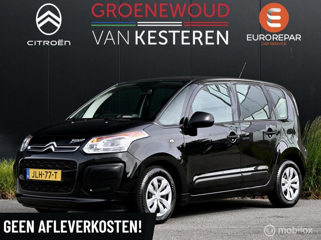 Citroen C3 Picasso 1.4 VTi Attraction I Airco I Trekhaak I, Auto's, Citroën, Voorwielaandrijving, Stof, Gebruikt, Zwart
