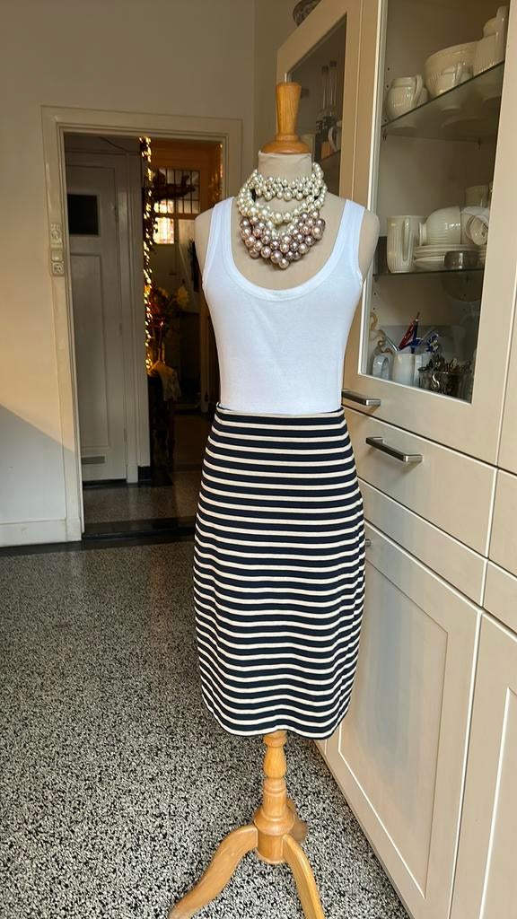 Jersey ‘Bretonse’ streep rok, JOSEPHINE&Co mt S nieuwstaat, Blauw, Nieuw, Ophalen of Verzenden, Knielengte