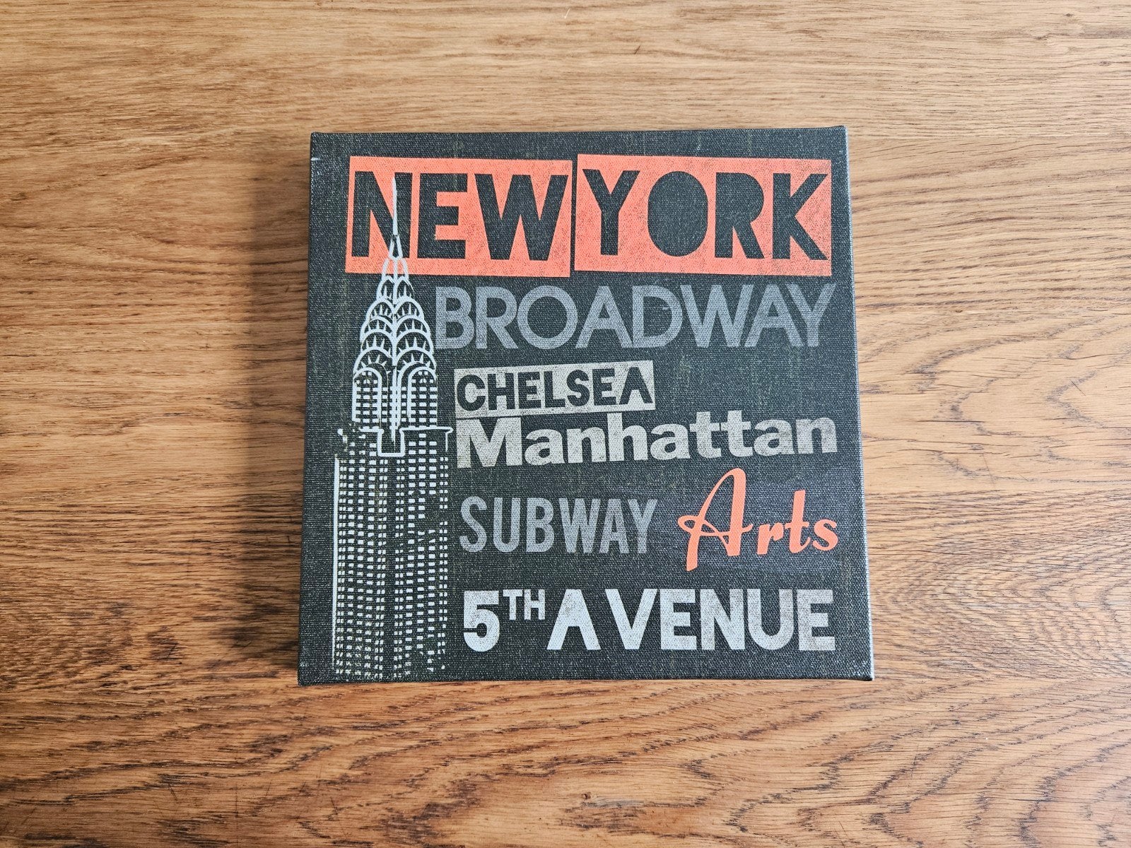 Ikea PJATTERYD canvas New York (ruilen), Ophalen, Minder dan 50 cm, Schilderij