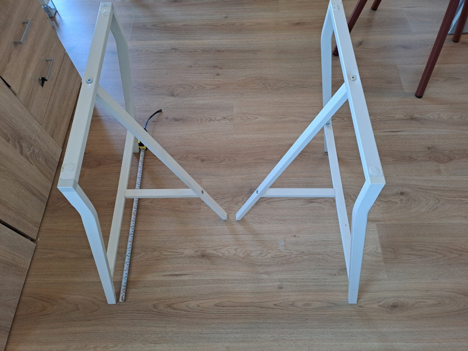 IKEA LERBERG tafel schragen, Ophalen, Tafelpoot, Gebruikt, 50 tot 100 cm