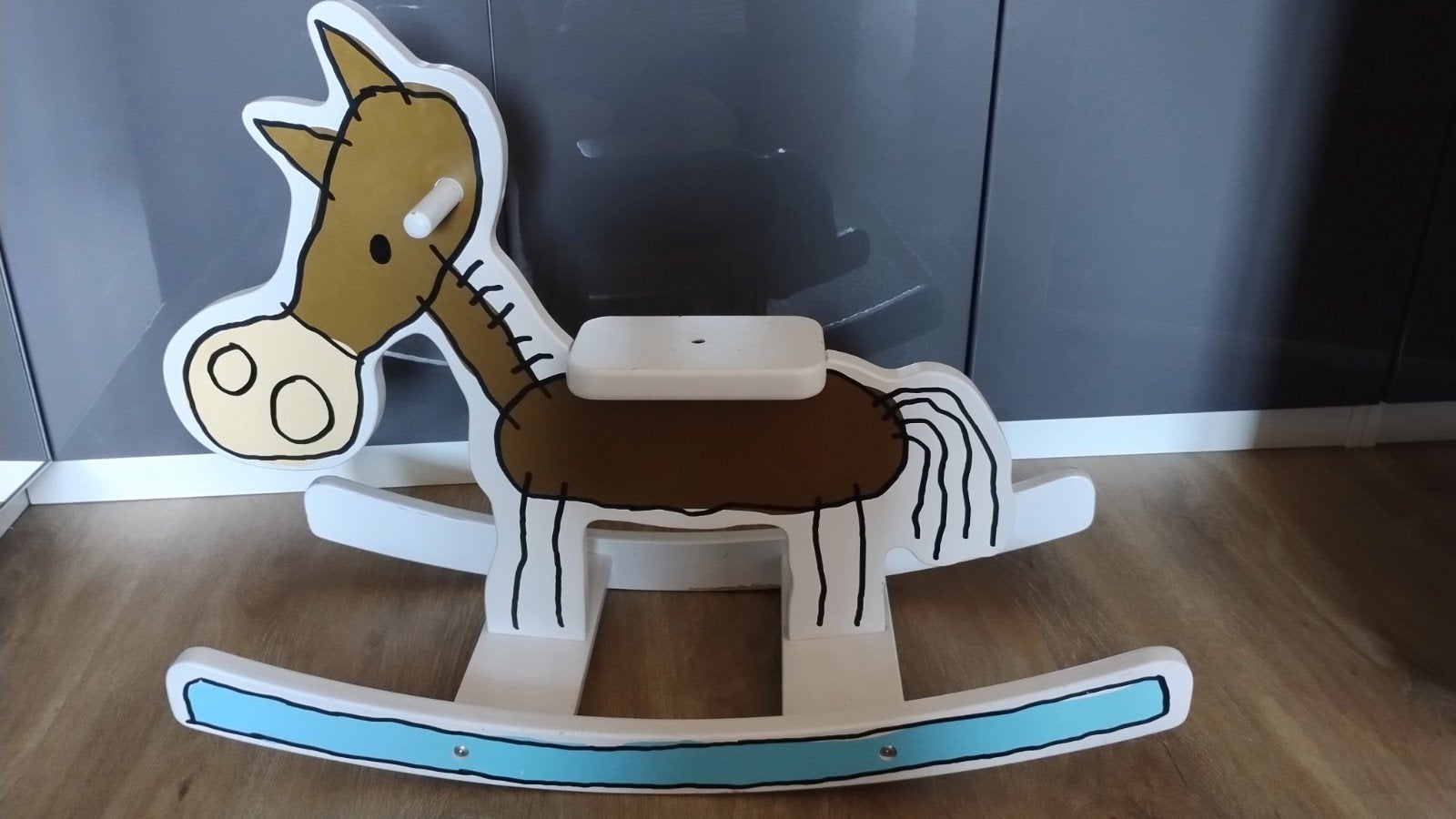 Babette Harms Houten hobbelpaard voor kinderen, Ophalen, Gebruikt, Jongen of Meisje
