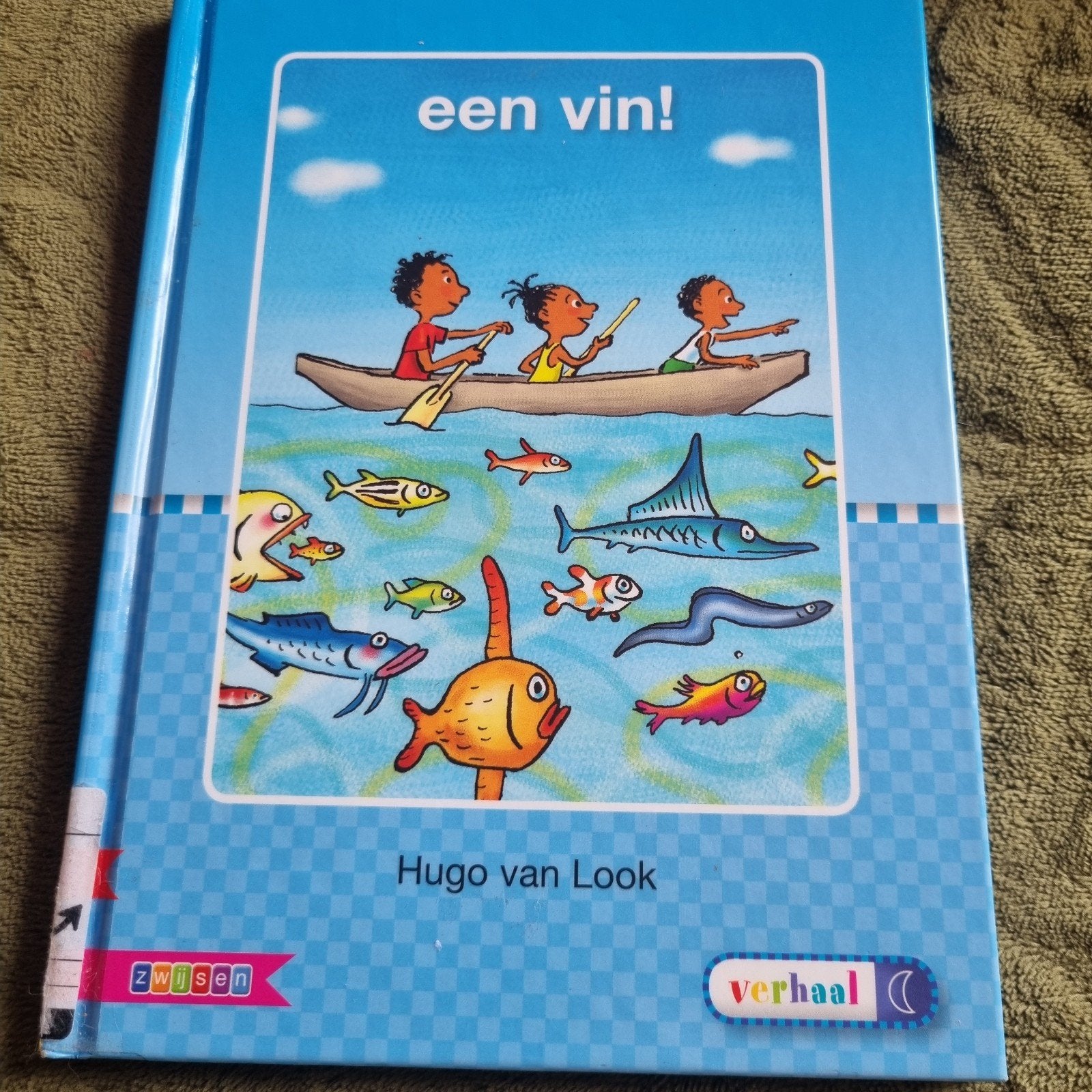 Een vin! - Veilig leren lezen (kern 3) maantjes verhaal, Ophalen of Verzenden, Gelezen, Hugo van Look, Fictie algemeen