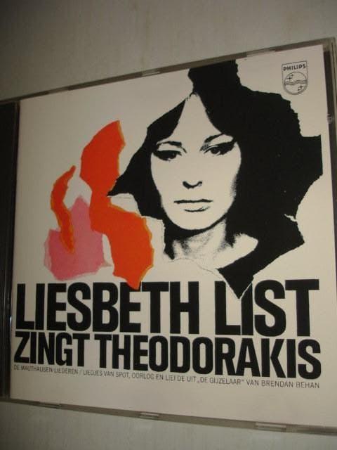 Liesbeth List- Zingt Theodorakis- PHILIPS- (NIEUW), Verzenden, Nieuw in verpakking, Levenslied of Smartlap