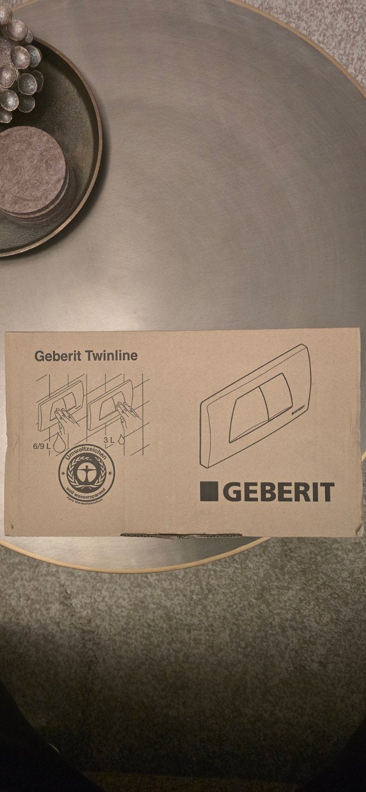 Geberit Twinline inbouwreservoir en bedieningsplaat, Ophalen of Verzenden, Nieuw, Toilet