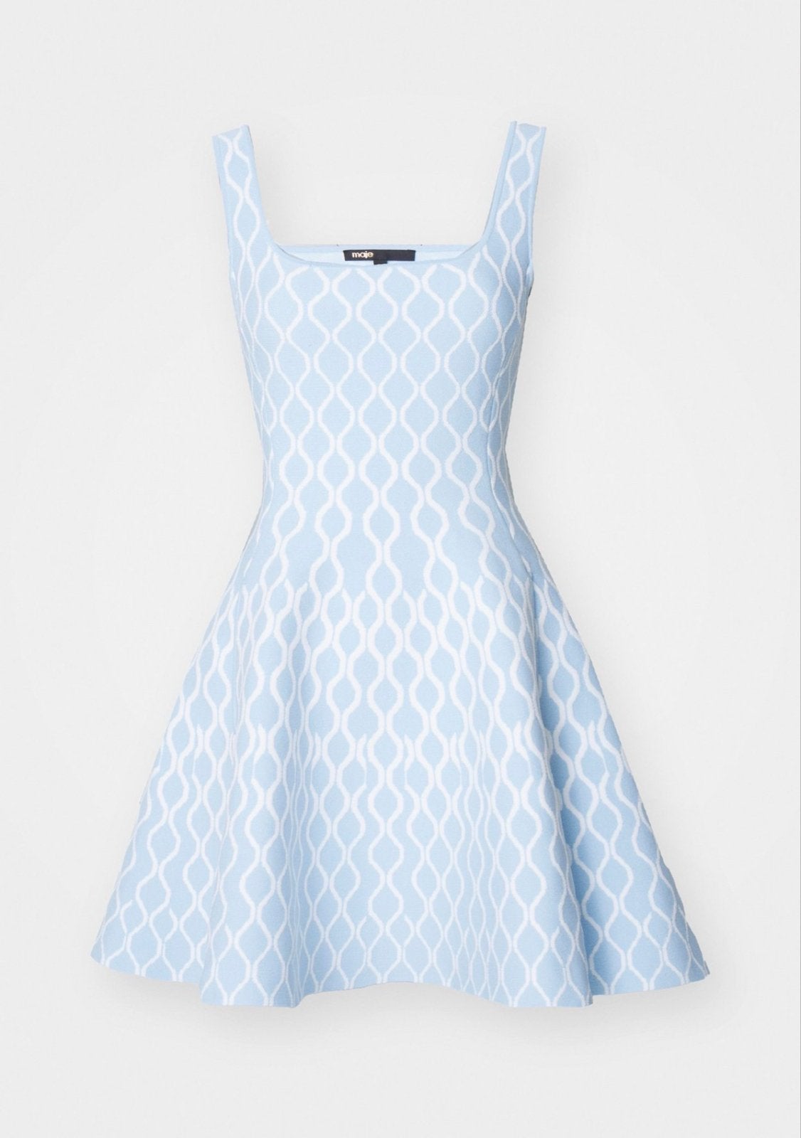 Maje jurk met patroon, Kleding | Dames, Jurken, Maat 38/40 (M), Zo goed als nieuw, Boven de knie, Verzenden