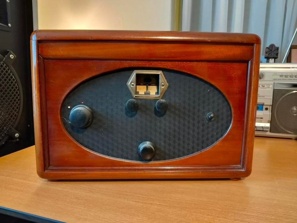TSF Radio Jaren '20/'30 - 110V (niet getest), Antiek en Kunst, Ophalen of Verzenden