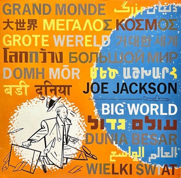 lp,Joe Jackson – Big World, Cd's en Dvd's, Ophalen of Verzenden, Gebruikt, 12 inch, Poprock