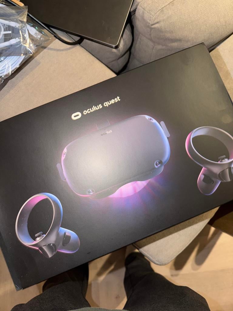 Oculus Quest VR-headset compleet met controllers, Ophalen of Verzenden, Overige merken, Gebruikt