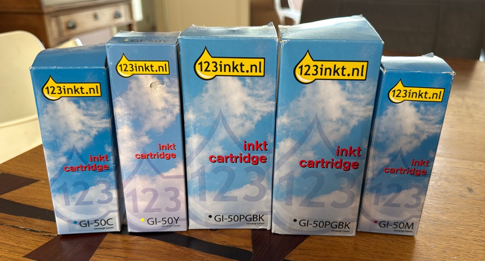 Inkt cartridge nieuw in doos, Ophalen, Zo goed als nieuw
