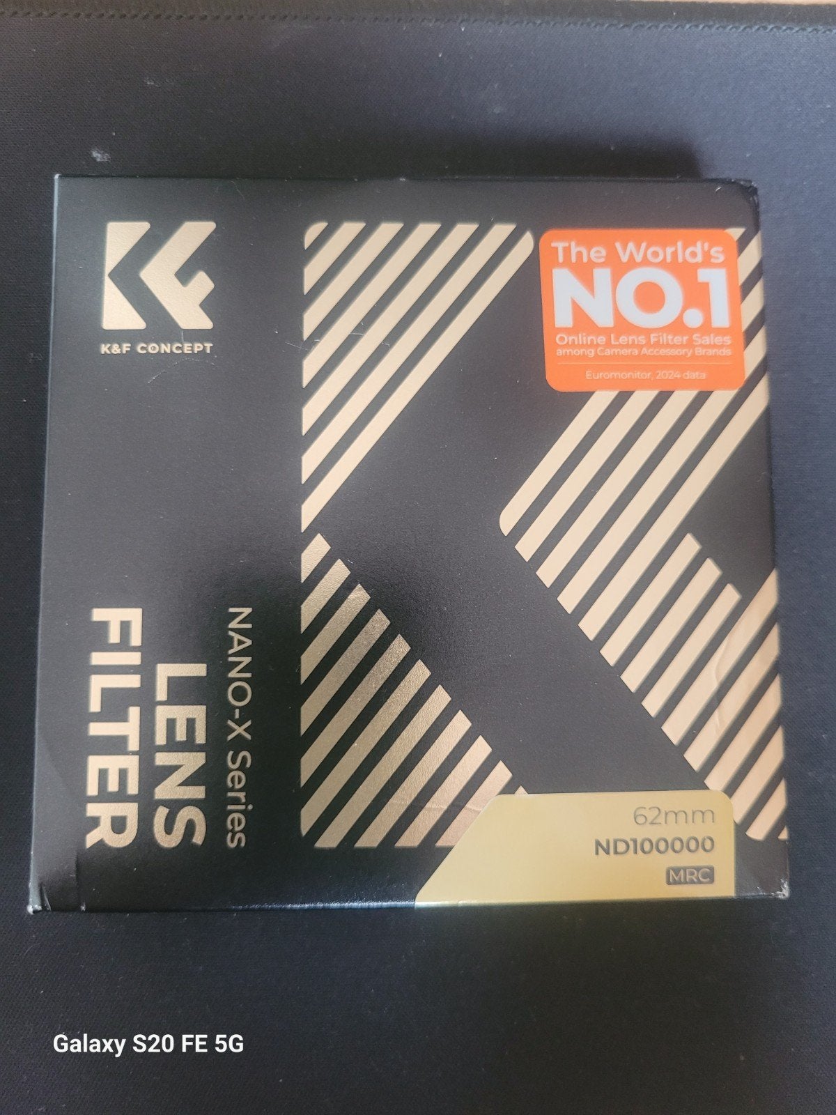 K&F Concept Nano-X ND100000 Lensfilter 62mm, 60 tot 70 mm, K&F Concept, Nieuw, Met schroefdraad