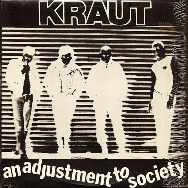 Kraut - Adjustment to Society LP US Hardcore Punk 1983, LP, Geseald, Ophalen of Verzenden, 12 inch