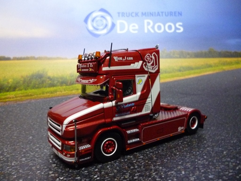 Tekno Scania Torpedo J. Peeters & Zn. met certificaat, Hobby en Vrije tijd, Modelauto's | 1:50, Ophalen of Verzenden, Nieuw, Bus of Vrachtwagen
