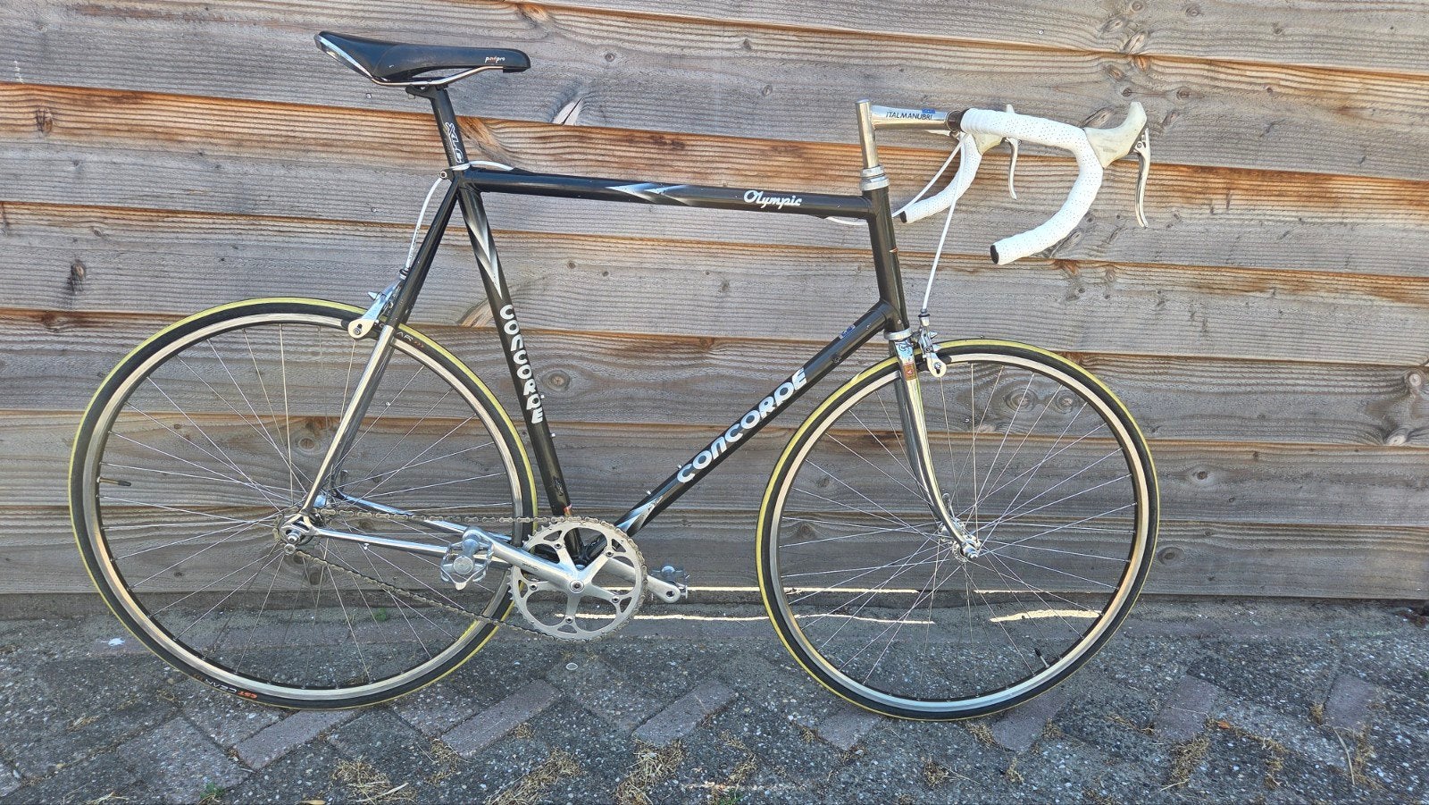 Concorde singlespeed met campagnolo. Grote maat, Gebruikt, Staal, 61 tot 65 cm, Ophalen