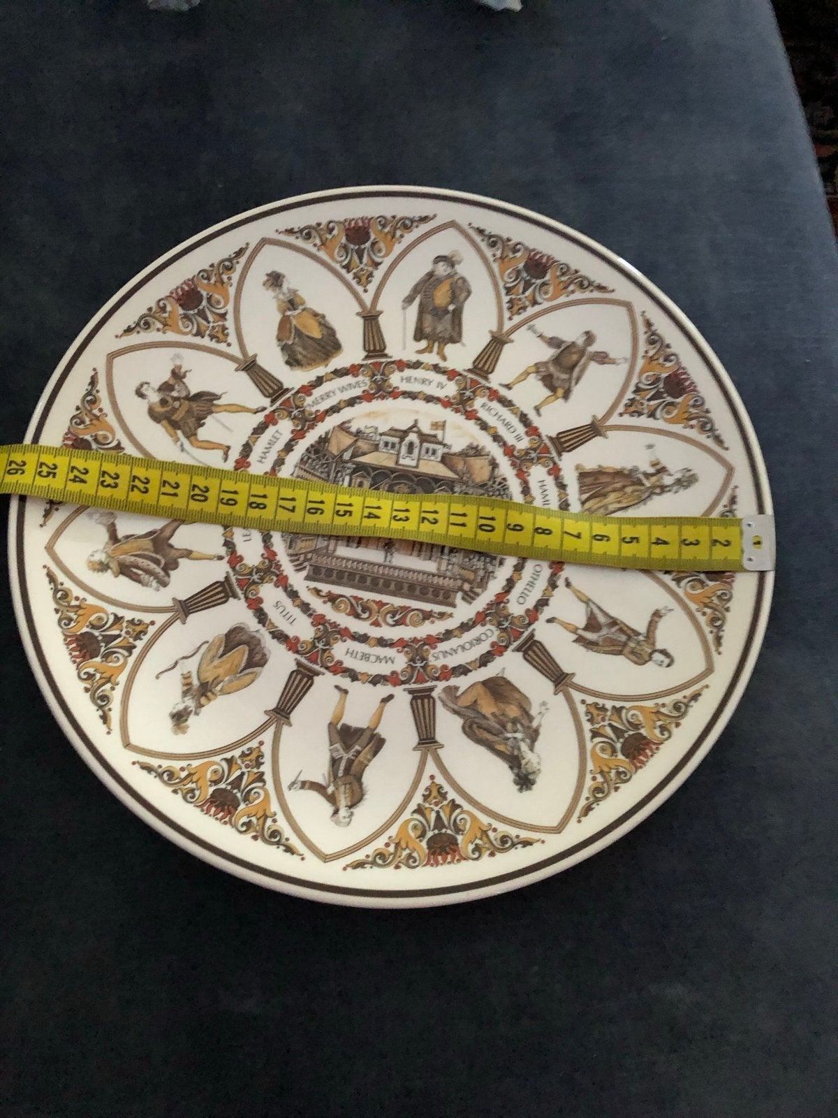 Vintage Wedgwood Shakespeare Characters Sierbord, Ophalen of Verzenden