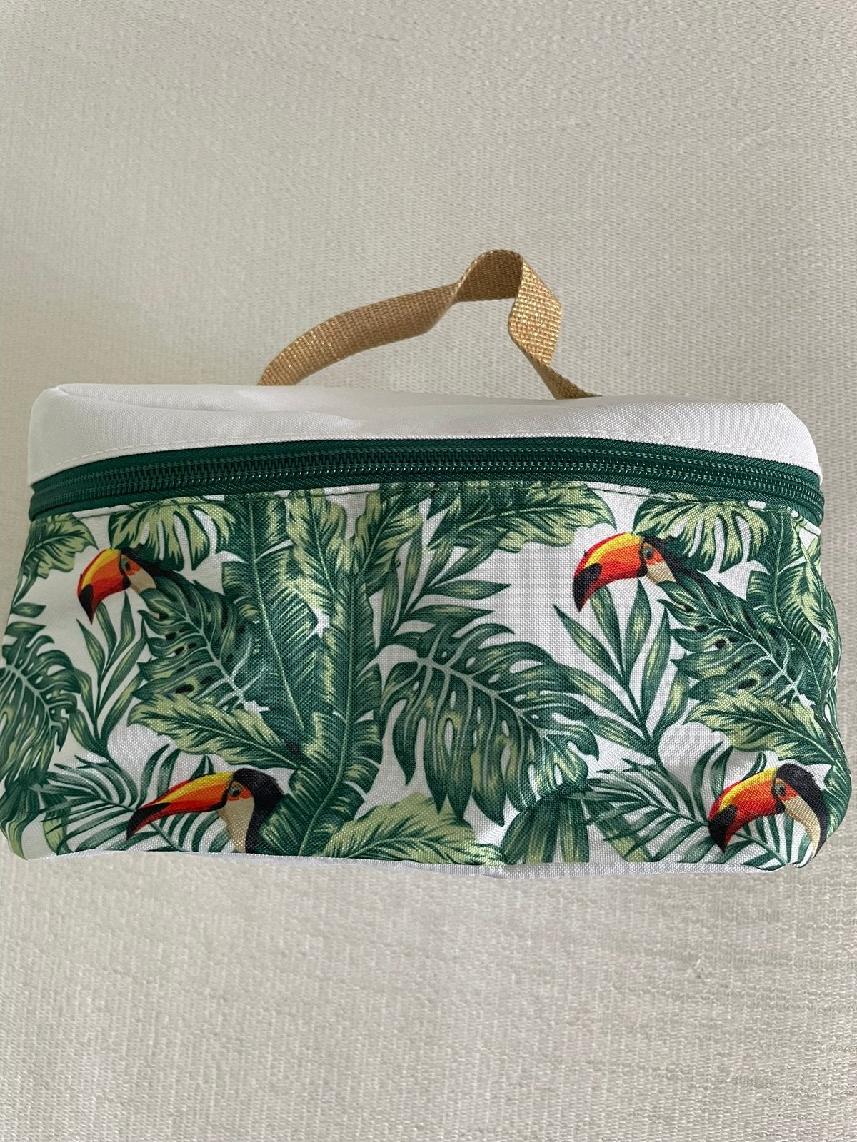 Toilettas met tropishe print, Ophalen of Verzenden, Zo goed als nieuw, Dame