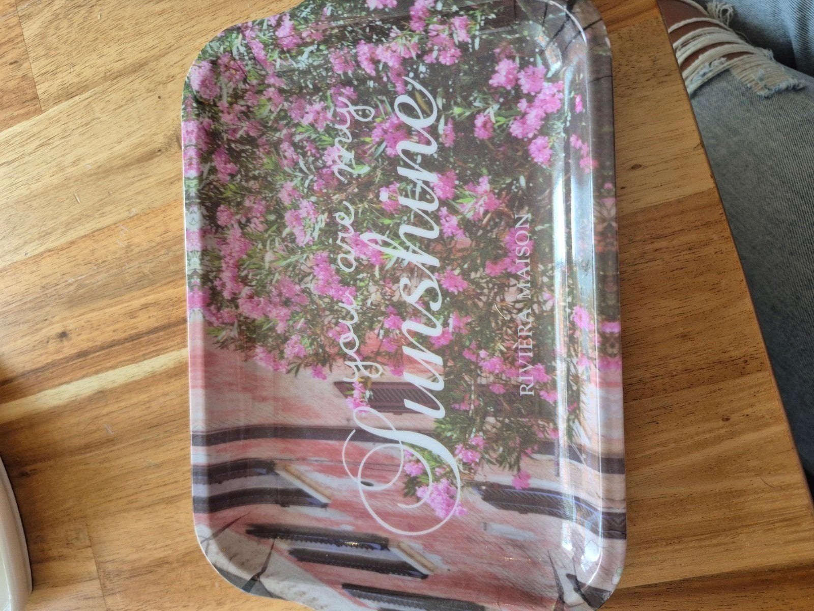 Mini dienblad Riviera Maison - You are my Sunshine, Overige materialen, Gebruikt, Met opstaande rand, Ophalen of Verzenden