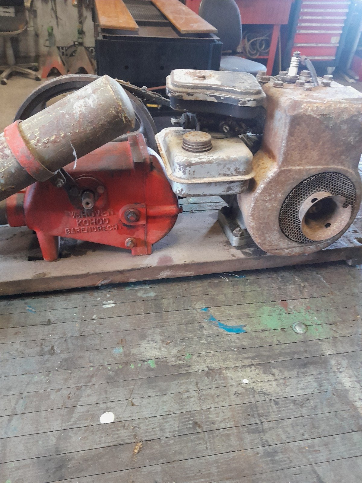 hogedrukpomp, Ophalen of Verzenden, Gebruikt, Benzine
