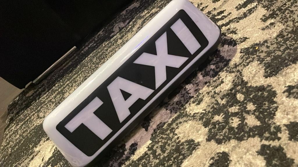 Taxibord, Ophalen of Verzenden, Gebruikt