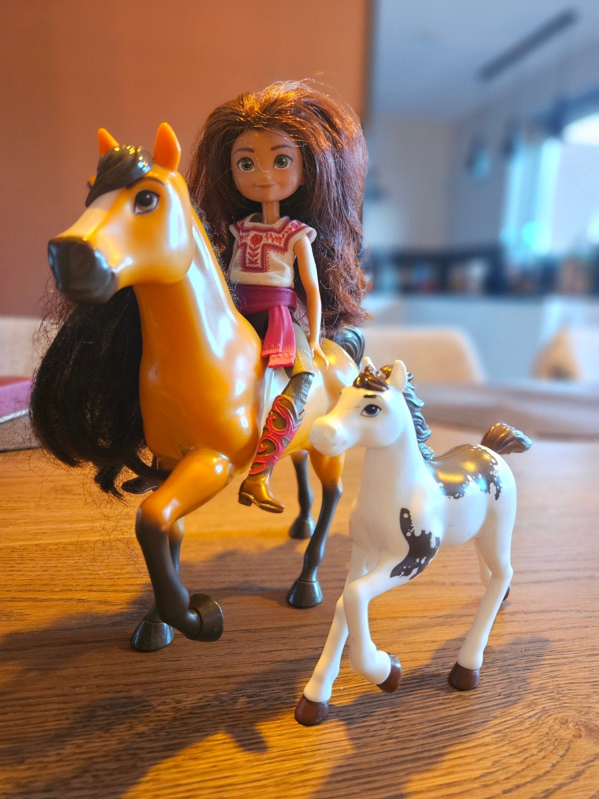 Spirit, Lucky en veulen, Ophalen of Verzenden, Zo goed als nieuw, Barbie