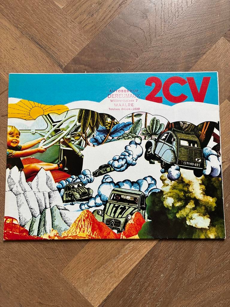 Citroën 2CV brochure, Ophalen of Verzenden, Zo goed als nieuw, Citroën