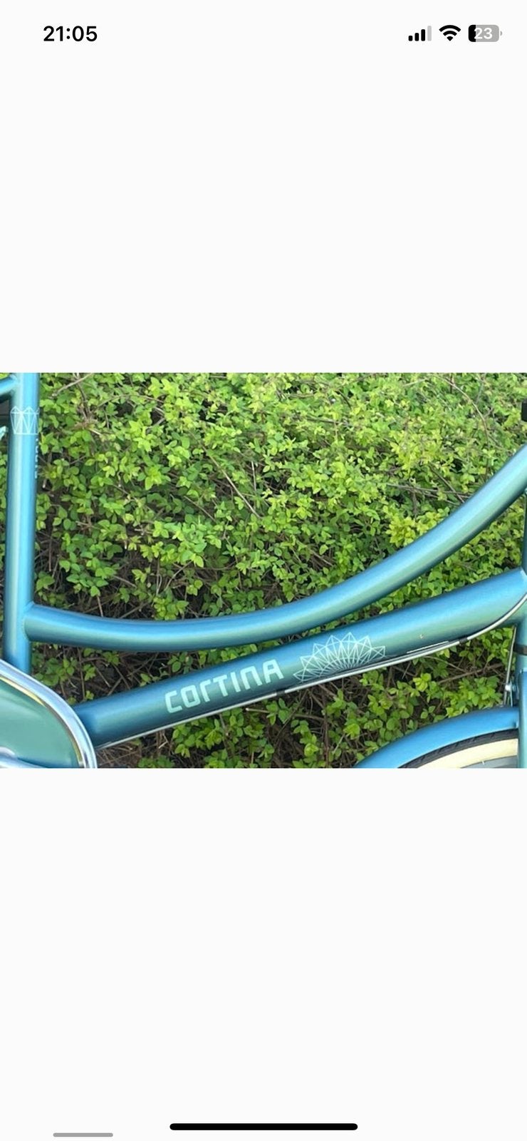 Cortina meisjes dames fiets 28 inch framemaat 50, Fietsen en Brommers, Fietsen | Meisjes, Versnellingen, Zo goed als nieuw, Trommelrem