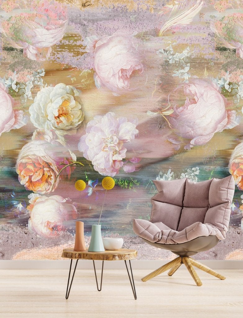 Behangexpresse fotowanden color choc/bloemen, Verzenden, 75 m² of meer