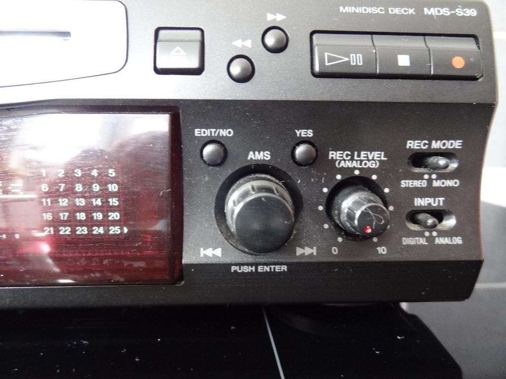 Sony Mini Disk  Digital MDS S39, Ophalen, Minidisc-speler