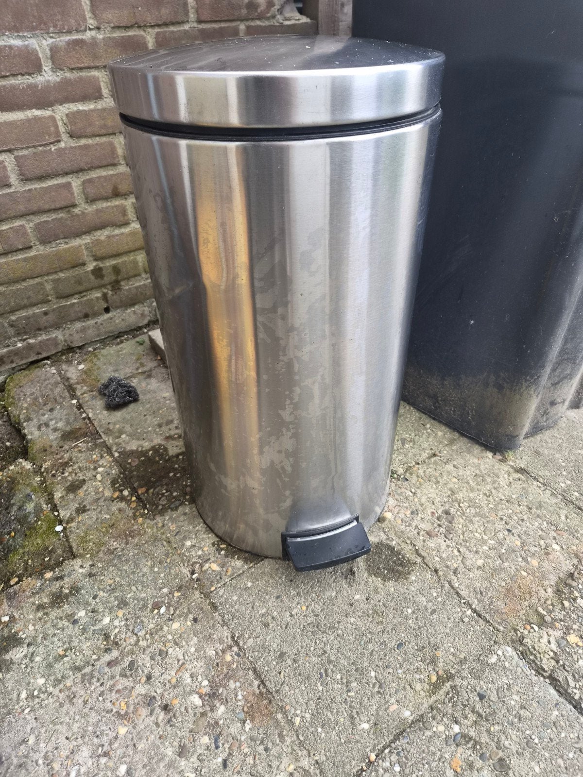 Brabantia prullenbak, Huis en Inrichting, Woonaccessoires | Prullenbakken, Ophalen, 50 – 75, Met pedaal, Zo goed als nieuw