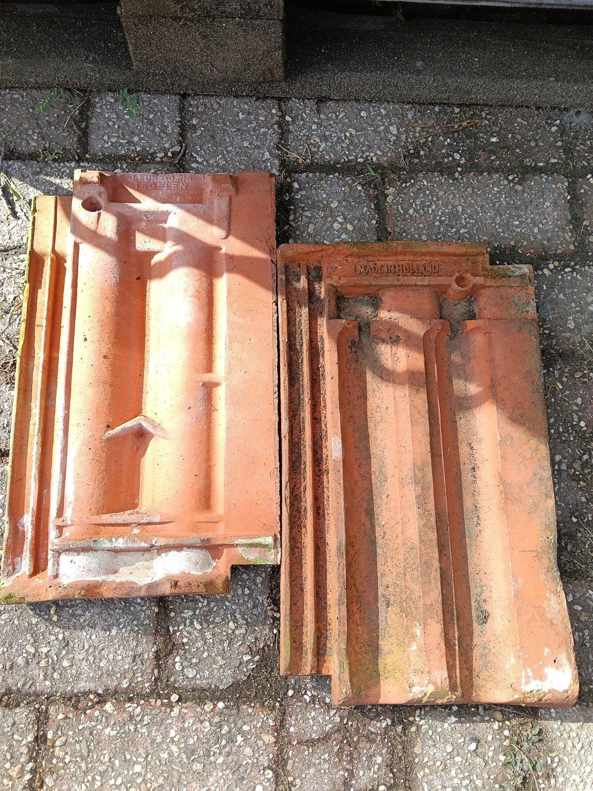 Gebruikte dakpannen rood, Tuin en Terras, Ophalen, Overige materialen, Gebruikt, Overige typen