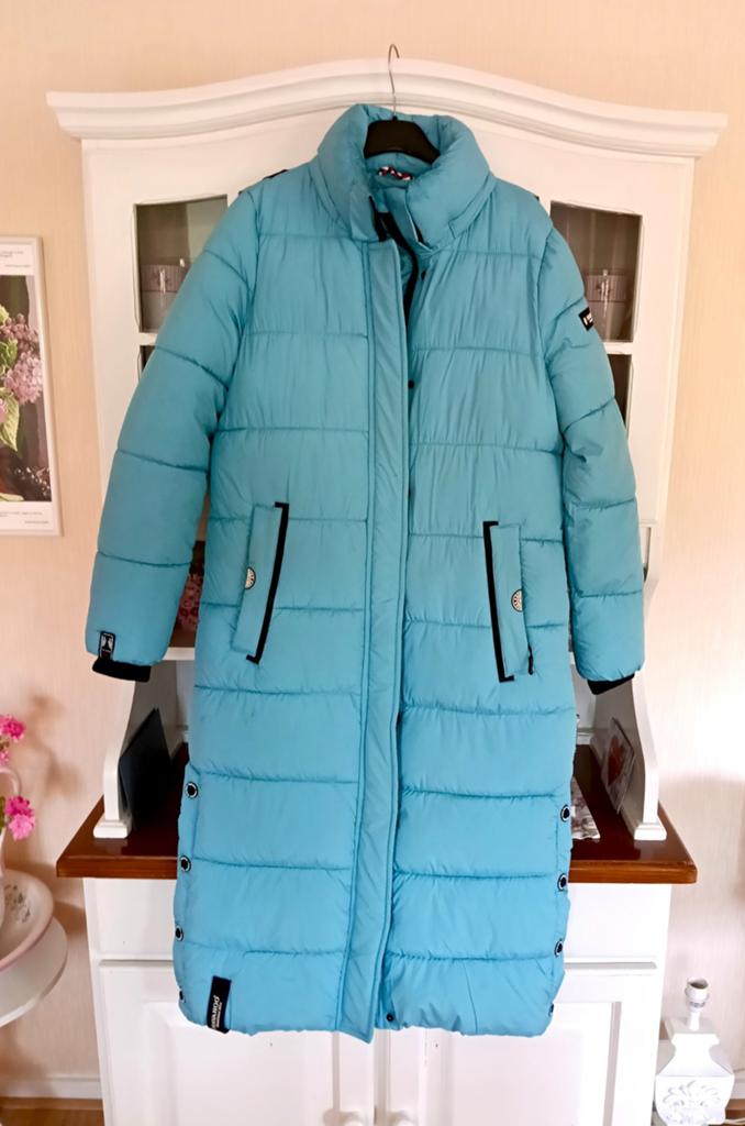 Mooie blauwe jas van Navahoo!, Kleding | Dames, Navahoo, Blauw, Ophalen of Verzenden, Maat 34 (XS) of kleiner