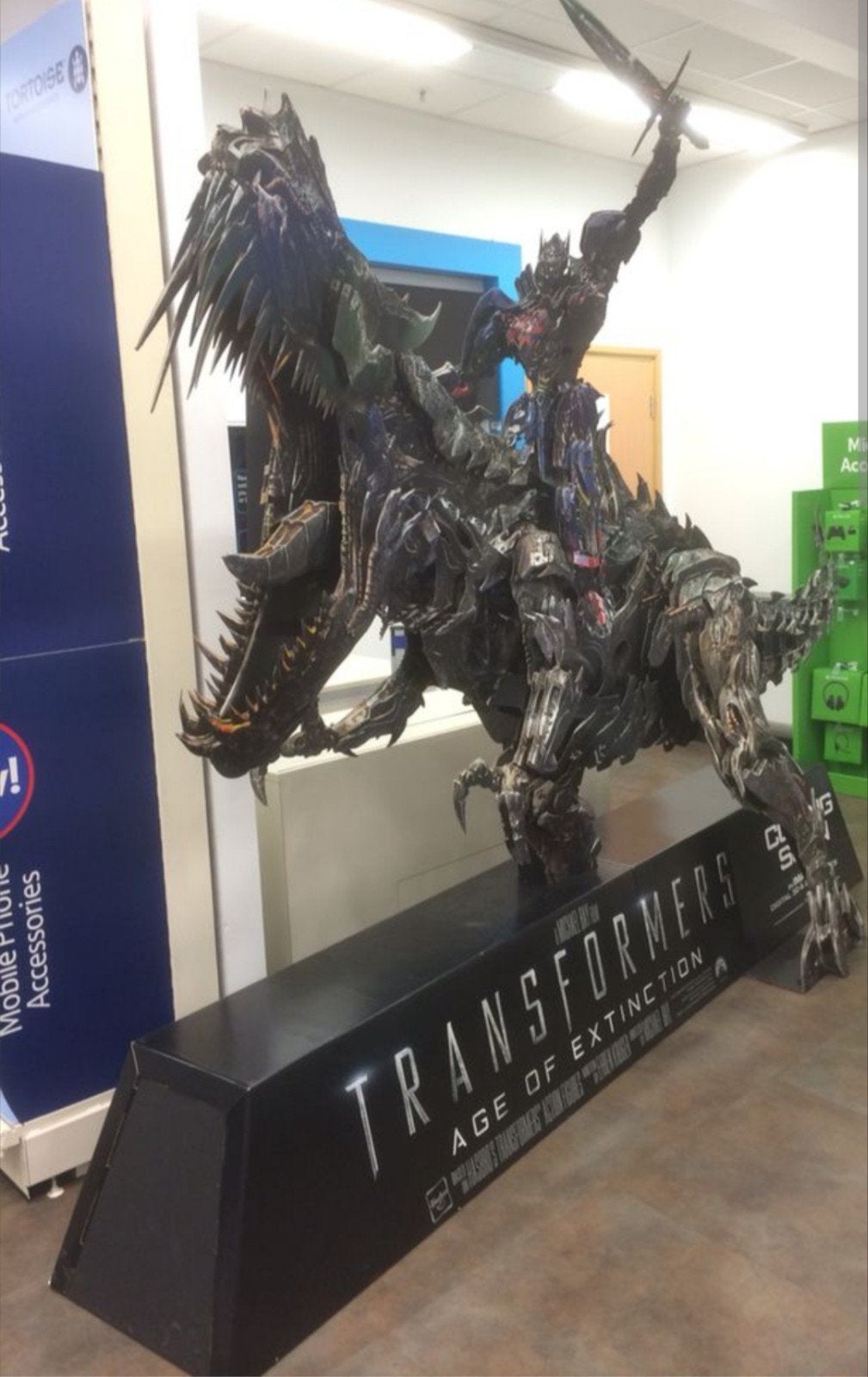 Transformers Age of Extinction Optimus Prime Display, Verzamelen, Transformers, Overige generaties, Ophalen, Gebruikt, Autobots