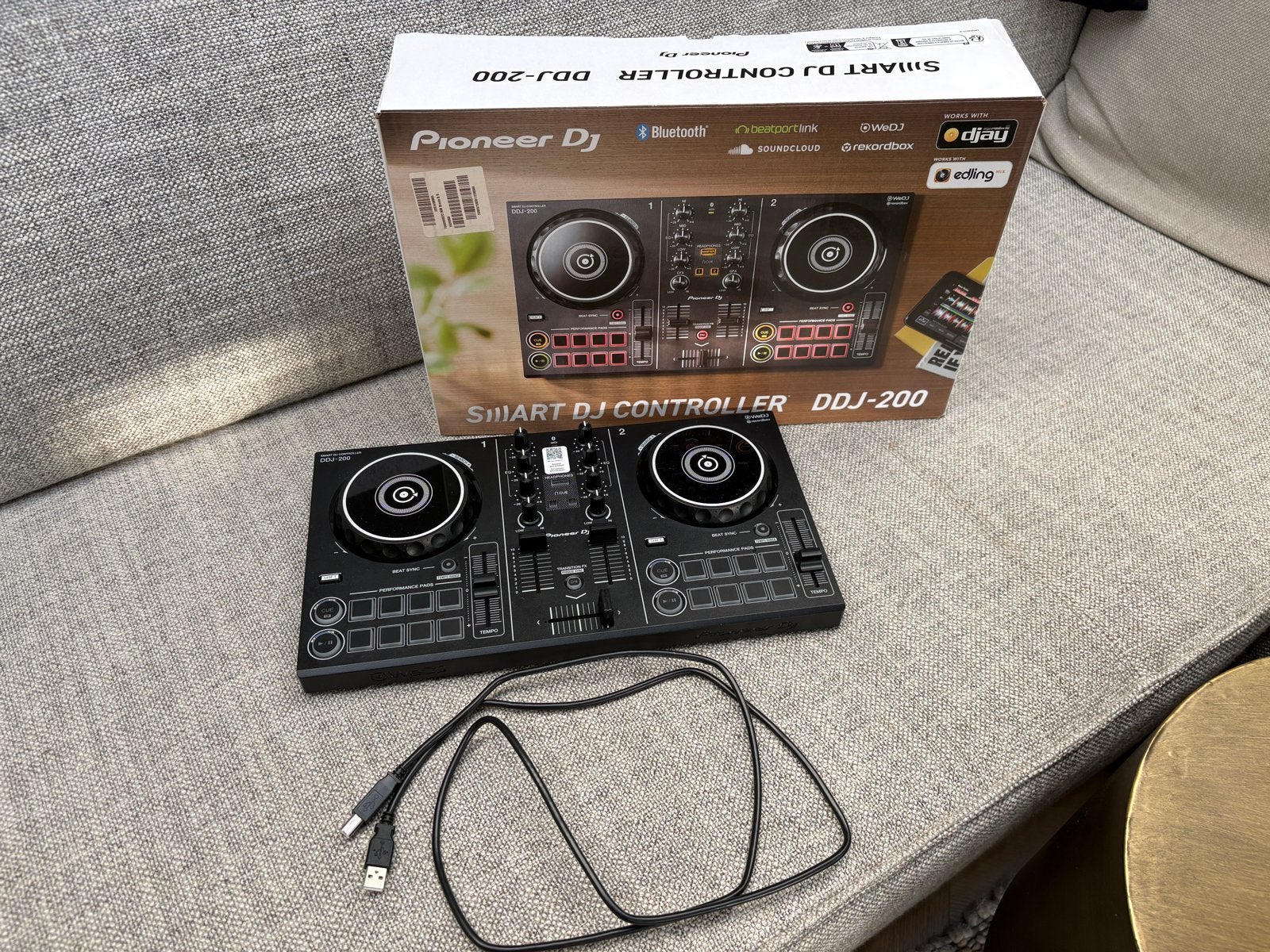 Pioneer DJ DDJ-200 Smart DJ Controller - Zo goed als nieuw, Muziek en Instrumenten, Ophalen of Verzenden, Nieuw, Dj-set, Pioneer