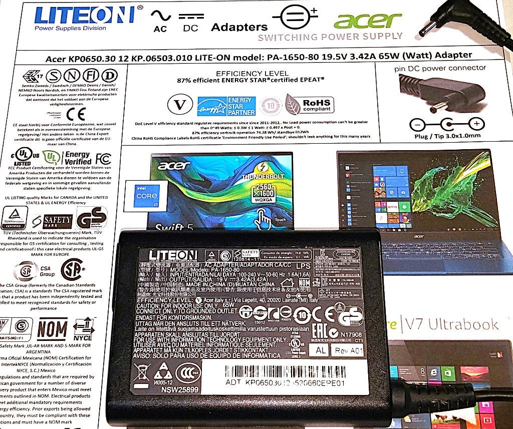 Acer Swift Samsung PA-1650-80 19V 3.42A 65W Adapter XE700