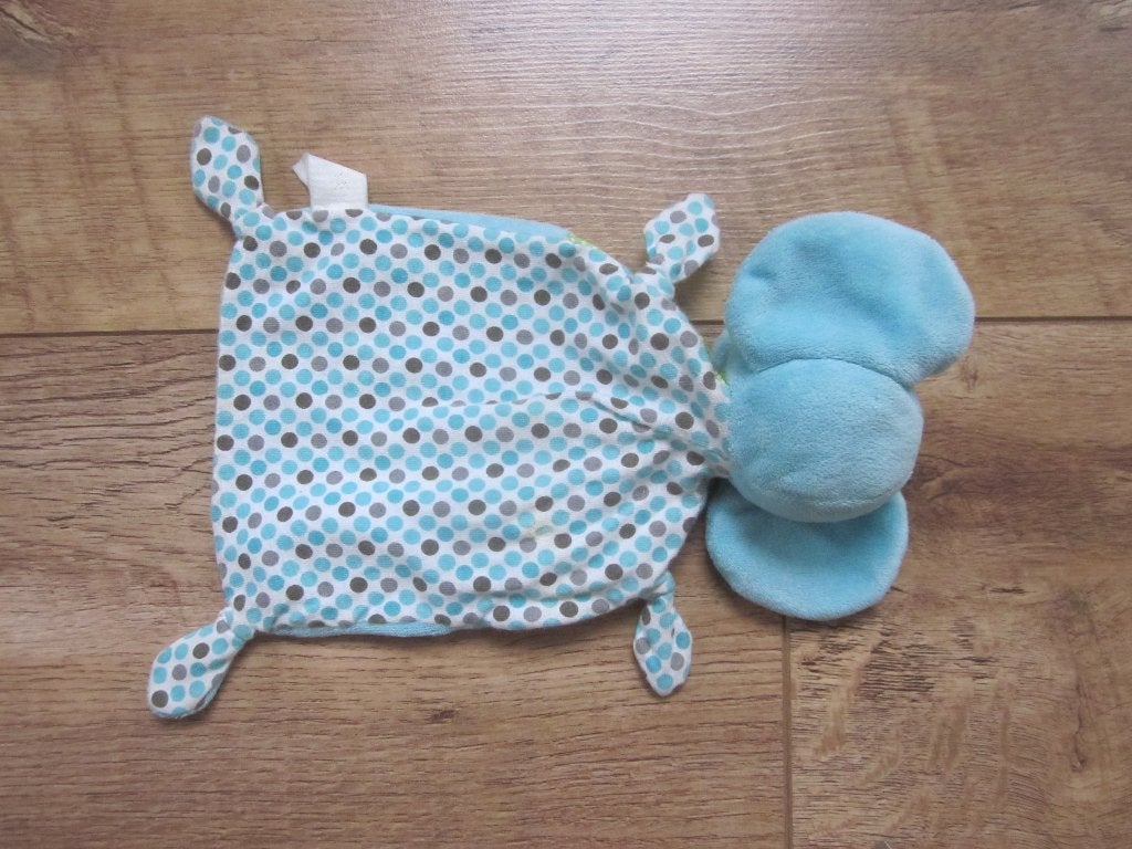 Nicotoy Simba Toys blauw pluche knuffeldoekje olifant, Overige karakters, Ophalen of Verzenden, Zo goed als nieuw, Middelgroot (20 tot 80 cm)