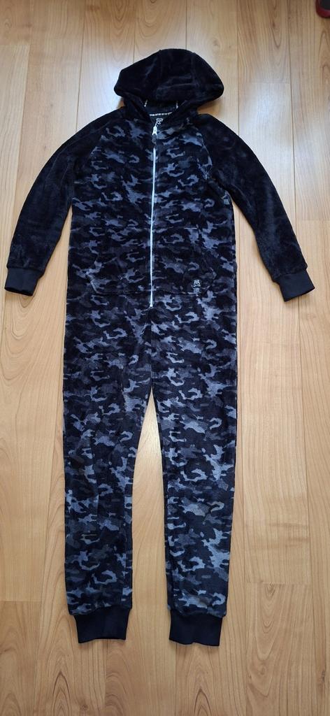 Onesie Salty Dog camouflage zwart grijs 158-164 nieuwstaat, Nacht- of Onderkleding, Ophalen of Verzenden, Zo goed als nieuw, Salty Dog