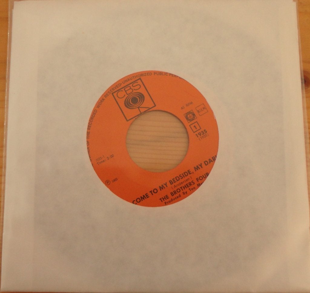The Brothers Four > Come to my bedside my darling, Ophalen of Verzenden, Gebruikt, 7 inch, Pop