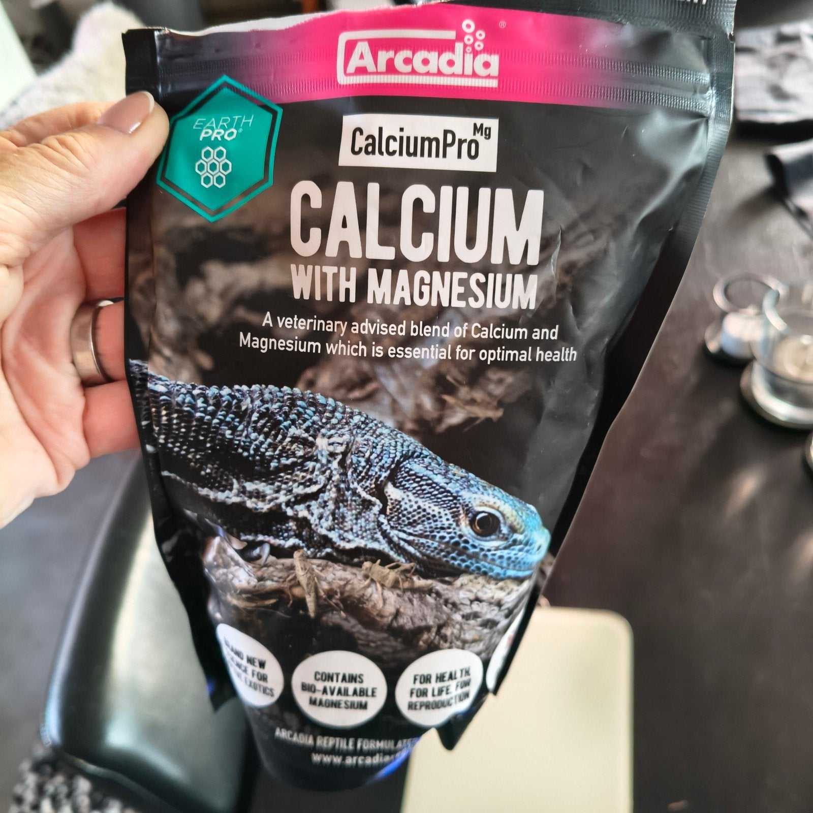 Arcadia Reptile Earth Calcium Pro-Mg  een calciumsupplement, Ophalen of Verzenden, Nieuw, Overige typen