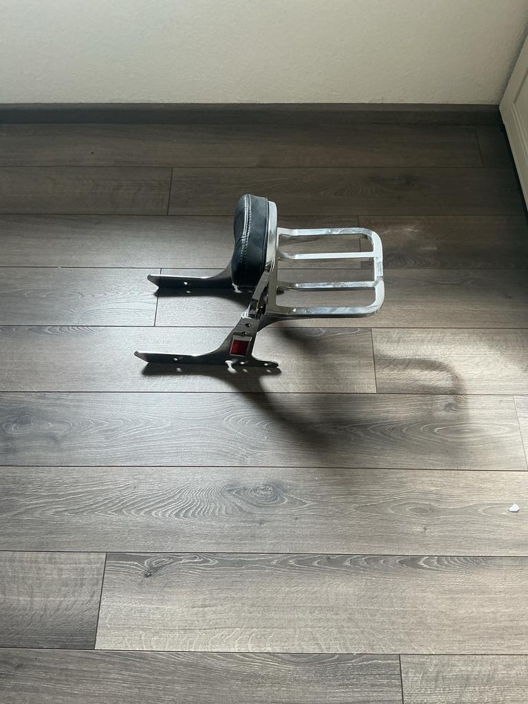 Sissybar met bagagerek voor motor harley davidson sportster, Ophalen of Verzenden, Gebruikt