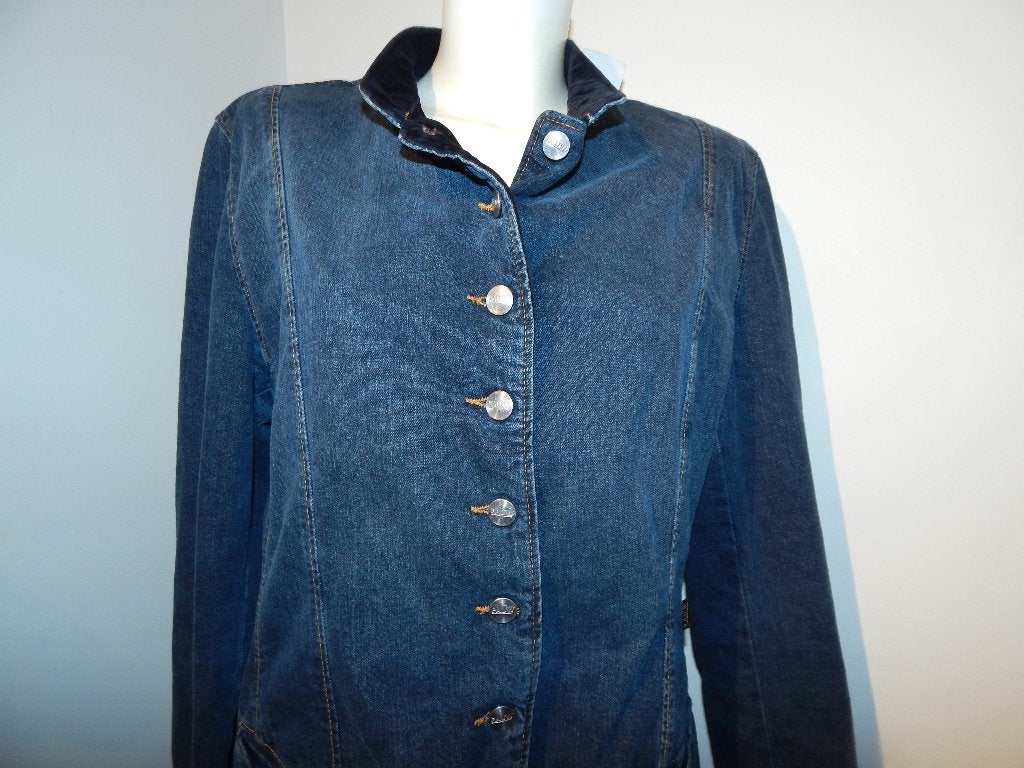 Pauw Amsterdam jeans officiers jas langer model vintage 5/44, Kleding | Dames, Blauw, Maat 42/44 (L), Pauw, Ophalen of Verzenden
