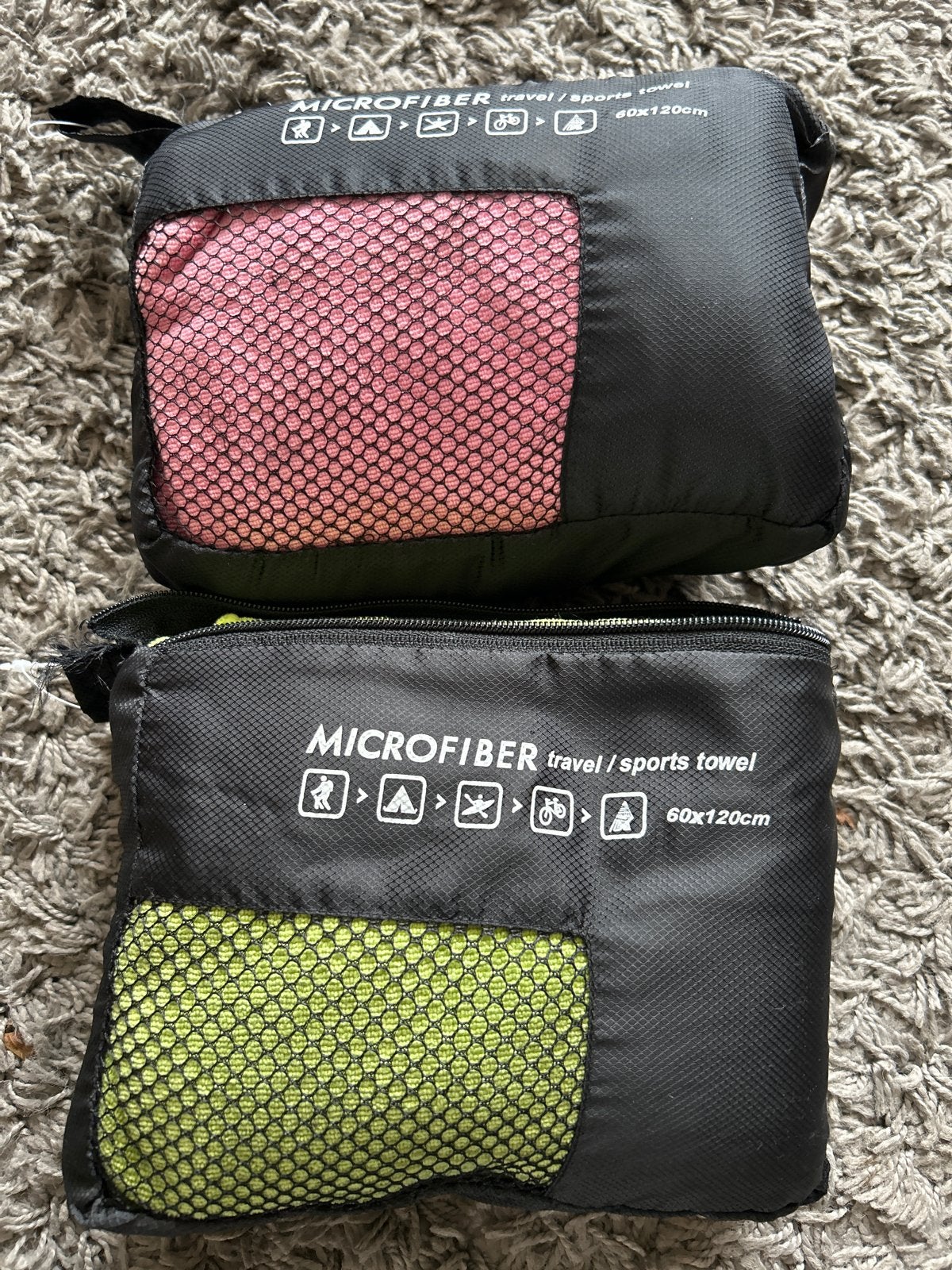 Microfiber Reis/Sport Handdoek - 60x140, Ophalen, Gebruikt