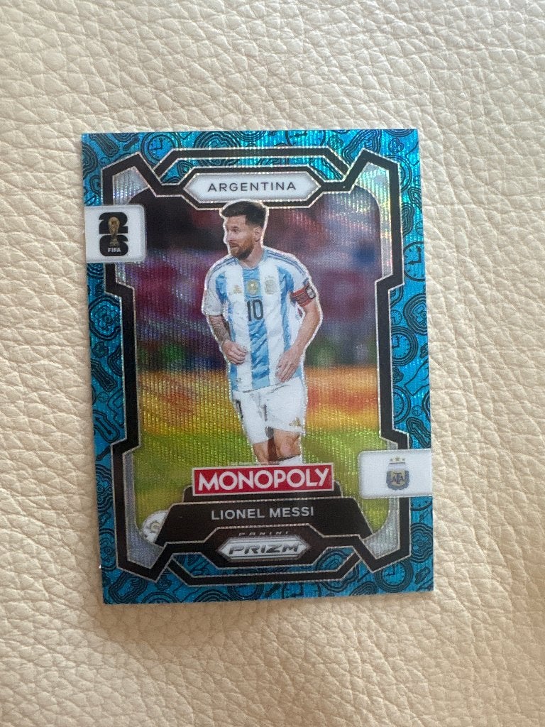Monopoly Card FIFA World Cup Lionel Messi, Ophalen of Verzenden, Nieuw, Losse kaart