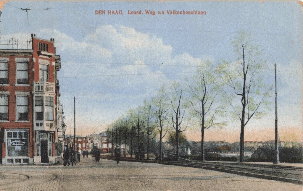 Den Haag Weg v/a Valkenboschlaan B3350, Ophalen, 1920 tot 1940, Gelopen, Zuid-Holland