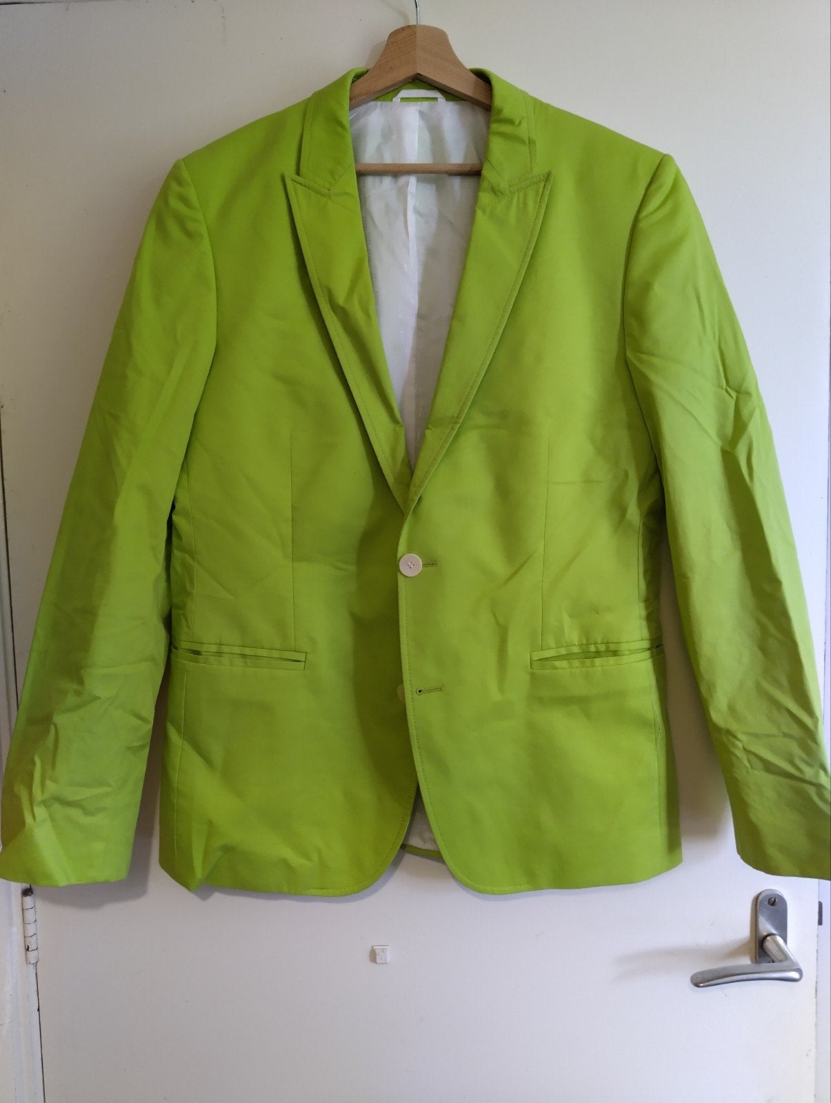 lime groene Colbert van Hugo Boss mt 50, Maat 48/50 (M), Ophalen of Verzenden, Zo goed als nieuw, Hugo Boss